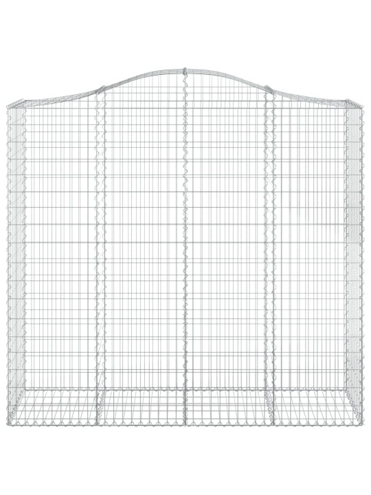 Kaarekujulised gabioonkorvid 4 tk, 200x50x180/200 cm, raud