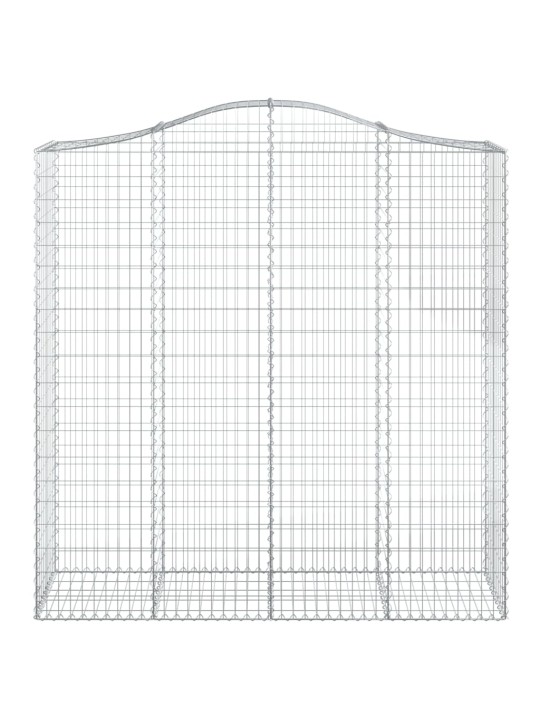 Kaarekujulised gabioonkorvid 7 tk, 200x50x200/220 cm, raud