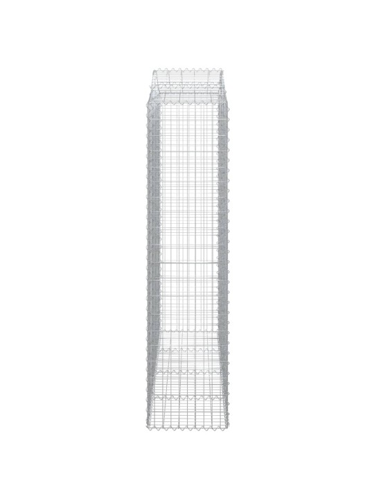 Kaarekujulised gabioonkorvid 7 tk, 200x50x200/220 cm, raud