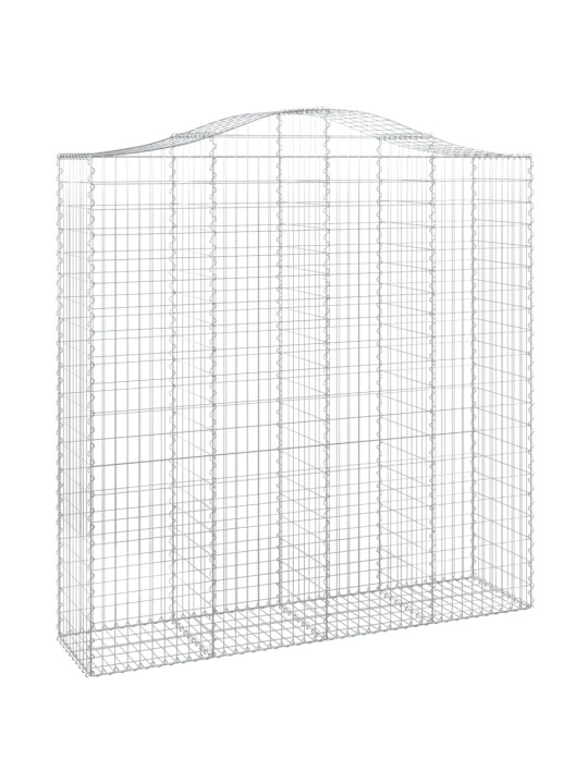 Kaarekujulised gabioonkorvid 8 tk, 200x50x200/220 cm, raud