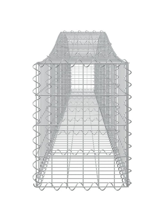 Kaarekujulised gabioonkorvid 3 tk, 400x30x40/60 cm, raud