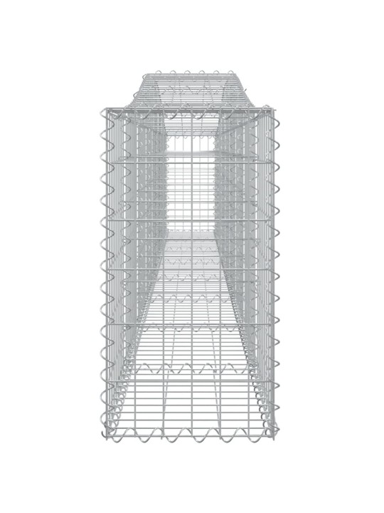 Kaarekujulised gabioonkorvid 5 tk, 400x30x60/80 cm, raud