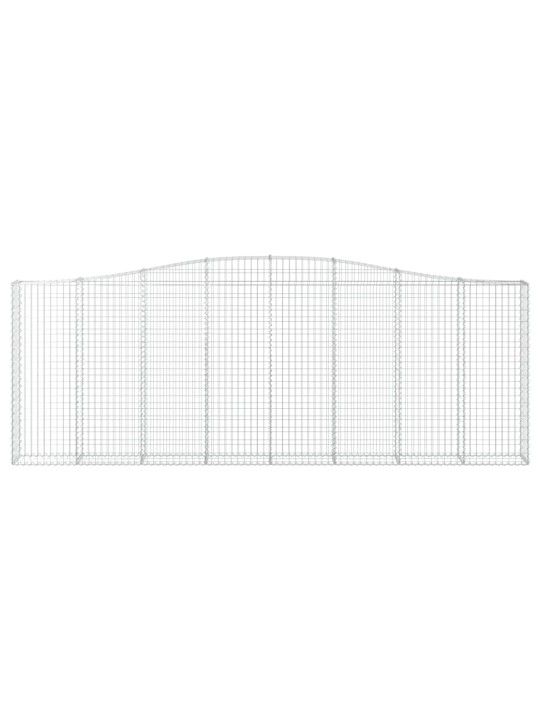 Kaarekujulised gabioonkorvid 20 tk, 400x30x140/160 cm, raud