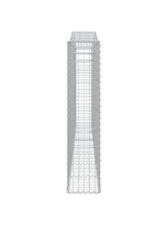Kaarekujulised gabioonkorvid 20 tk, 400x30x140/160 cm, raud