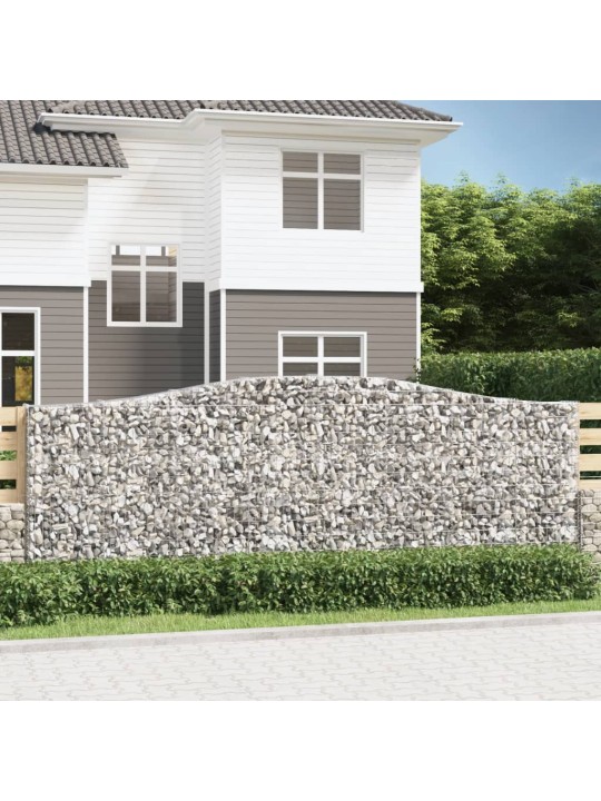 Kaarekujulised gabioonkorvid 20 tk, 400x30x140/160 cm, raud