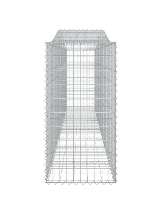 Kaarekujulised gabioonkorvid 3 tk, 400x50x100/120 cm, raud