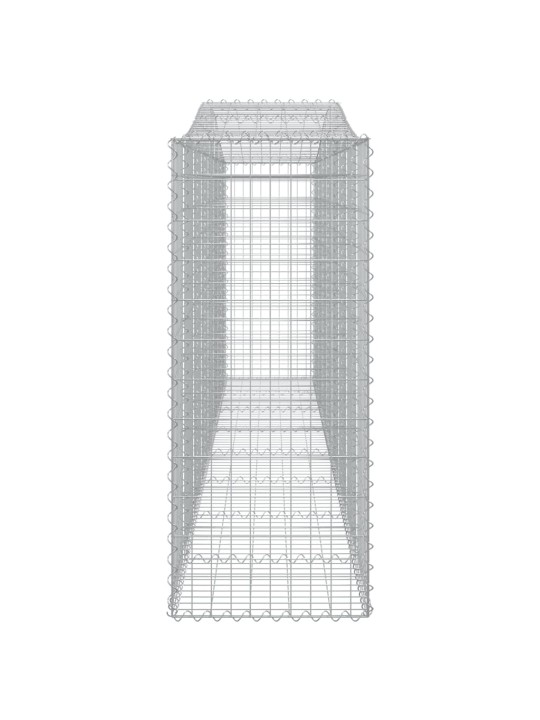 Kaarekujulised gabioonkorvid 2 tk, 400x50x120/140 cm, raud