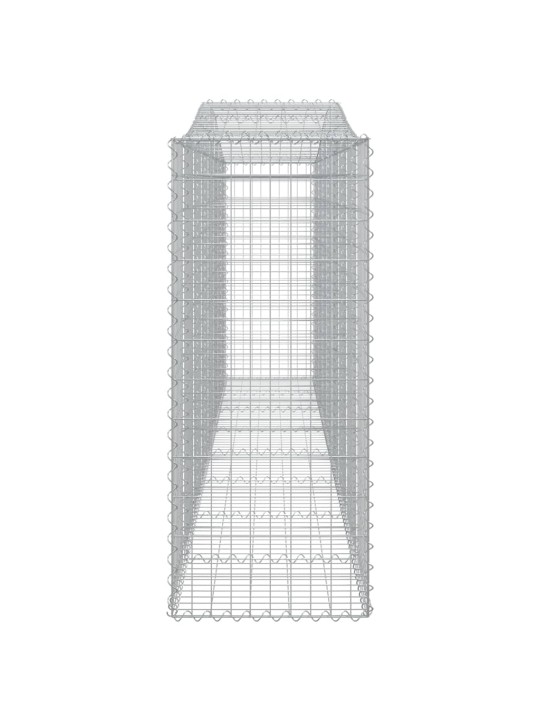 Kaarekujulised gabioonkorvid 3 tk, 400x50x120/140 cm, raud