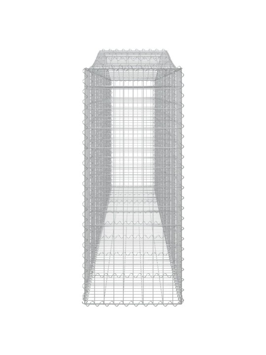 Kaarekujulised gabioonkorvid 20 tk, 400x50x120/140 cm, raud