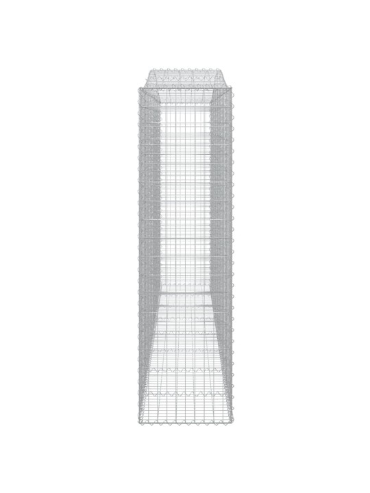 Kaarekujulised gabioonkorvid 4 tk, 400x50x180/200 cm, raud