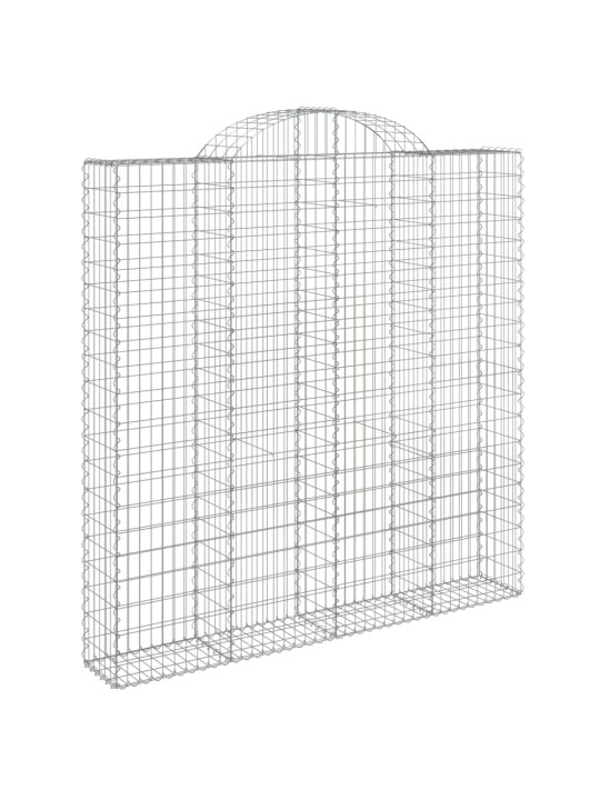 Kaarekujulised gabioonkorvid 3 tk, 200x30x200/220 cm, raud