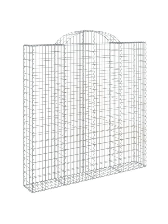 Kaarekujulised gabioonkorvid 5 tk, 200x30x200/220 cm, raud