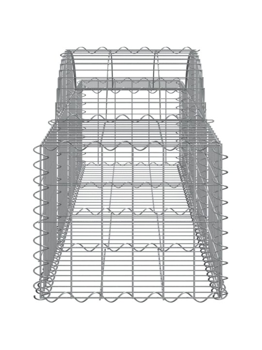 Kaarekujulised gabioonkorvid 20 tk, 200x50x40/60 cm, raud