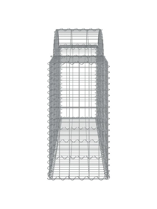 Kaarekujulised gabioonkorvid 2, 200x50x80/100 cm tsingitud raud