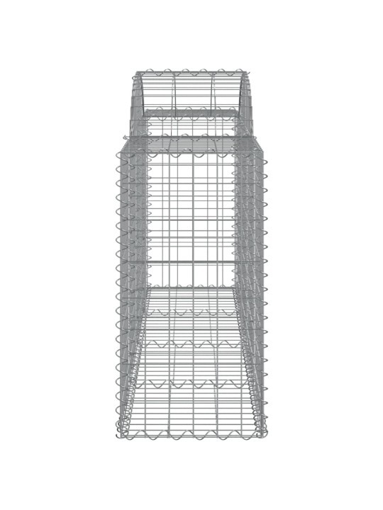 Kaarekujulised gabioonkorvid 7, 200x50x80/100 cm tsingitud raud