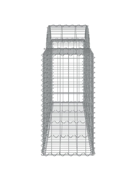 Kaarekujulised gabioonkorvid 12, 200x50x80/100cm tsingitud raud