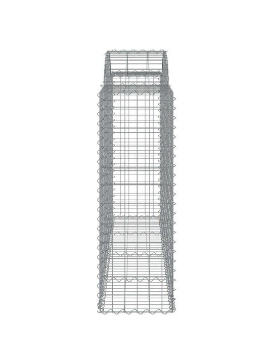 Kaarekujulised gabioonkorvid 3 tk, 200x50x120/140 cm, raud