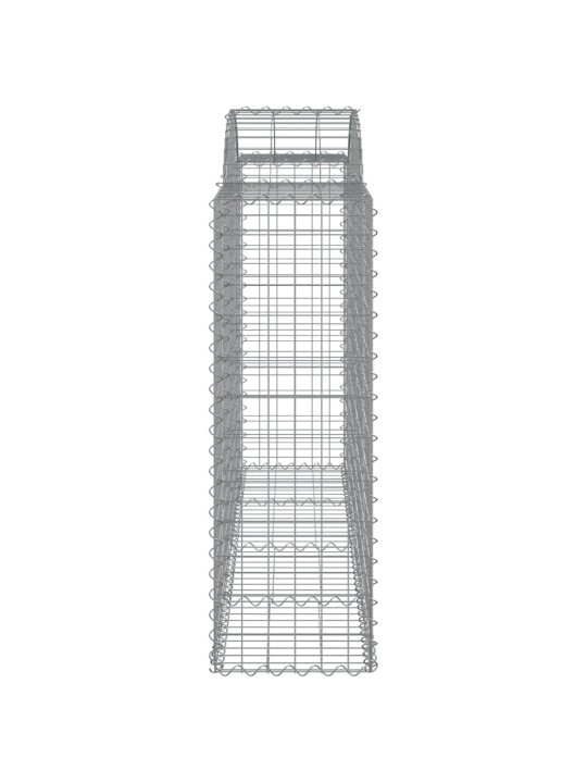 Kaarekujulised gabioonkorvid 9 tk, 200x50x120/140 cm, raud