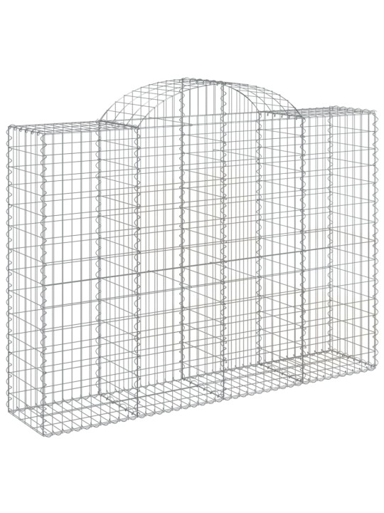 KAAREKUJULISED GABIOONKORVID 40 TK, 200X50X140/160 CM, RAUD