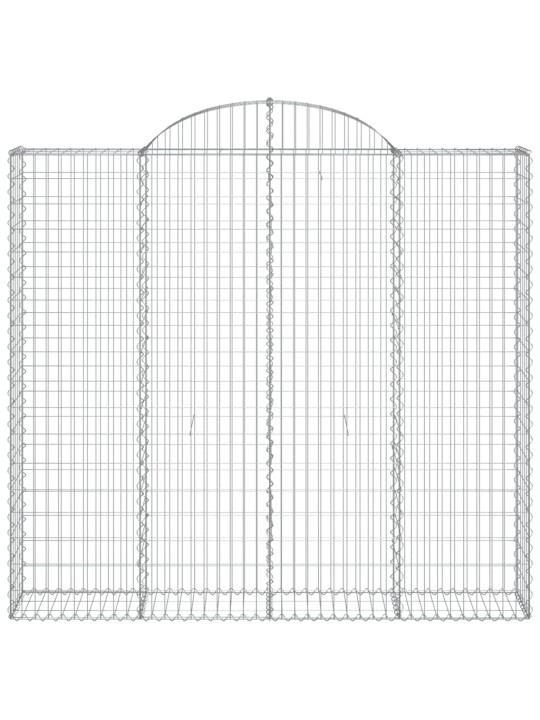 Kaarekujulised gabioonkorvid 18 tk, 200x50x180/200 cm, raud