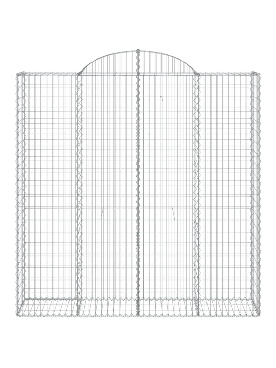 Kaarekujulised gabioonkorvid 13 tk, 200x50x200/220 cm, raud