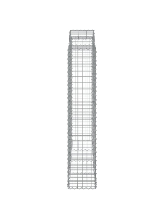 Kaarekujulised gabioonkorvid 13 tk, 200x50x200/220 cm, raud