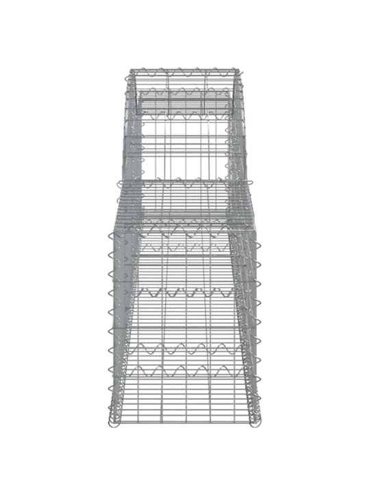 Kaarekujulised gabioonkorvid 3 tk, 300x30x40/60 cm, raud