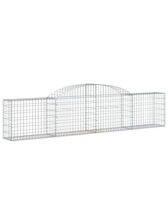 KAAREKUJULISED GABIOONKORVID 30 TK, 300 X 30 X 60/80 CM, RAUD
