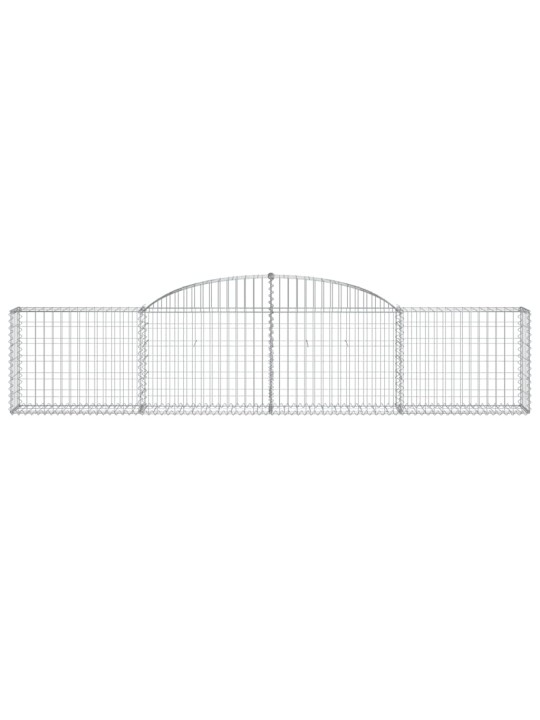 KAAREKUJULISED GABIOONKORVID 30 TK, 300 X 30 X 60/80 CM, RAUD