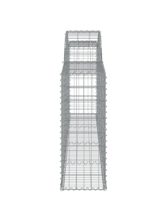 Kaarekujulised gabioonkorvid 9 tk, 300x30x80/100 cm, raud