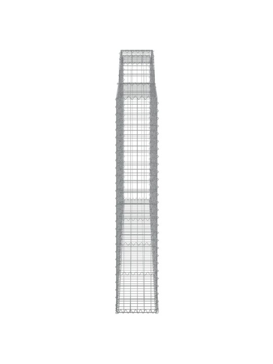 Kaarekujulised gabioonkorvid 9 tk, 300x30x160/180 cm, raud