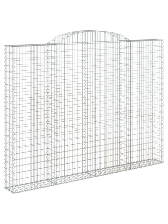 Kaarekujulised gabioonkorvid 5 tk, 300x30x220/240 cm, raud