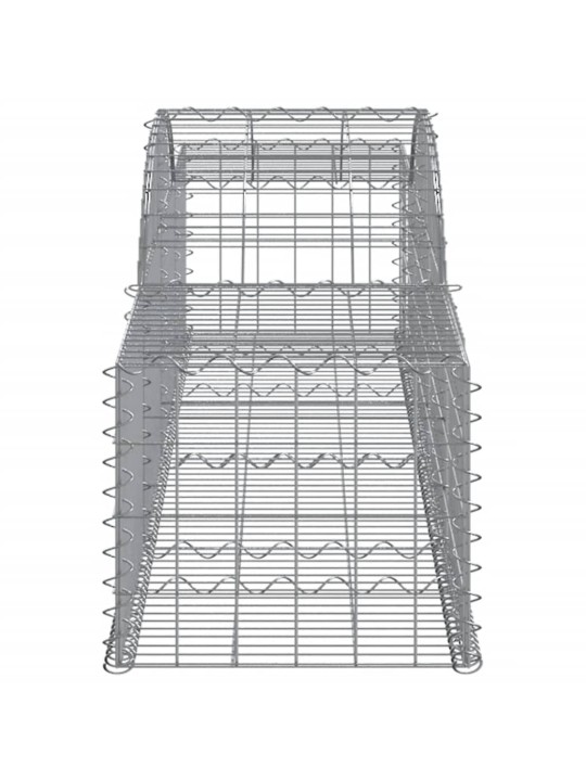 Kaarekujulised gabioonkorvid 4 tk, 300 x 50 x 40/60 cm, raud