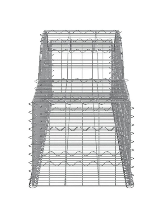 Kaarekujulised gabioonkorvid 5 tk, 300 x 50 x 40/60 cm, raud