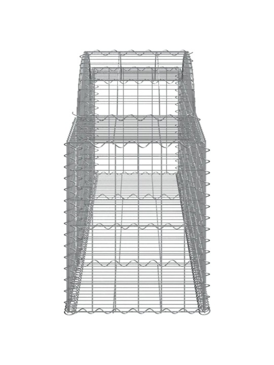 Kaarekujulised gabioonkorvid 10 tk, 300x50x60/80 cm, raud