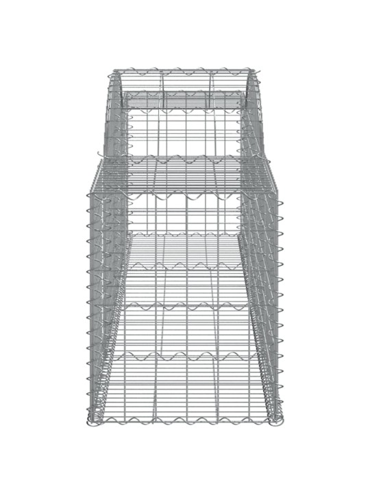 Kaarekujulised gabioonkorvid 13 tk, 300x50x60/80 cm, raud