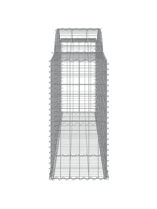 Kaarekujulised gabioonkorvid 2 tk, 300x50x100/120 cm, raud