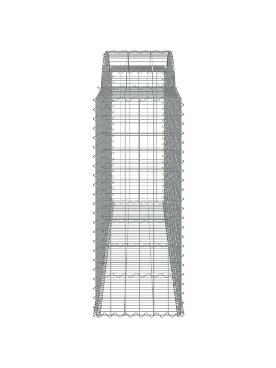 Kaarekujulised gabioonkorvid 3 tk, 300x50x120/140 cm, raud