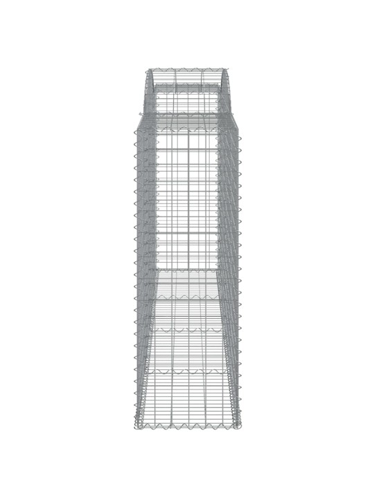 Kaarekujulised gabioonkorvid 2 tk, 300x50x140/160 cm, raud