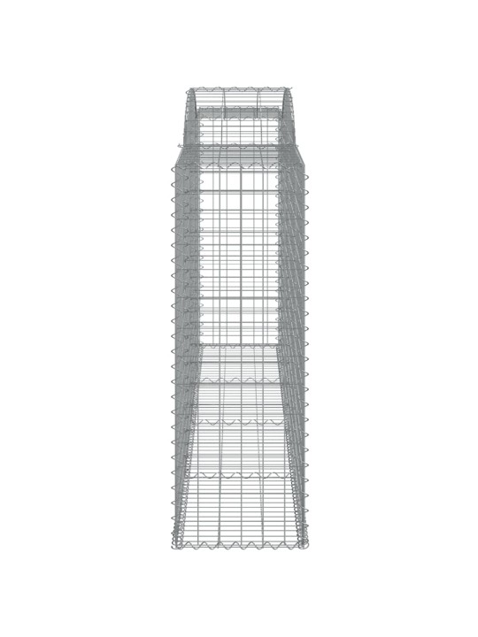 Kaarekujulised gabioonkorvid 17 tk, 300x50x140/160 cm, raud