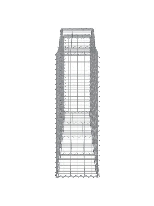 Kaarekujulised gabioonkorvid 25 tk, 300x50x140/160 cm, raud