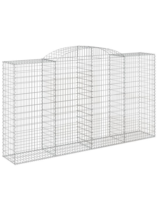 KAAREKUJULISED GABIOONKORVID 17 TK, 300X50X160/180 CM, RAUD