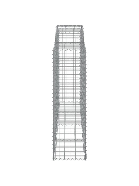 KAAREKUJULISED GABIOONKORVID 17 TK, 300X50X160/180 CM, RAUD