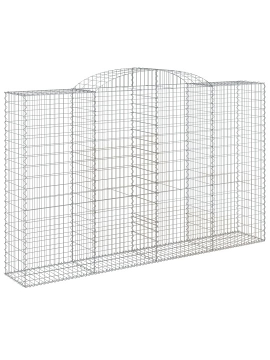 KAAREKUJULISED GABIOONKORVID 17 TK, 300X50X180/200 CM, RAUD
