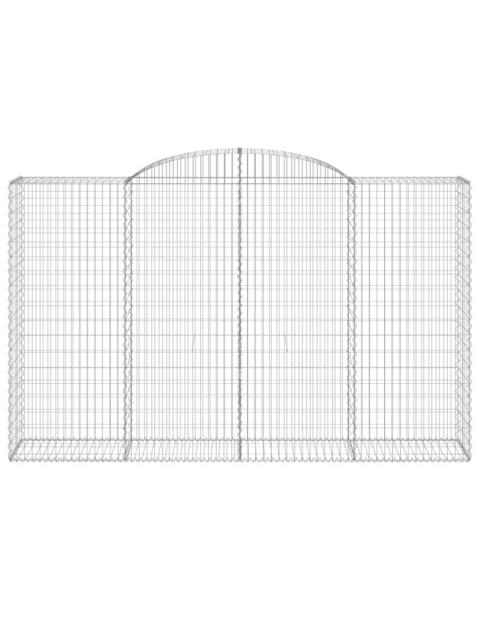 KAAREKUJULISED GABIOONKORVID 17 TK, 300X50X180/200 CM, RAUD