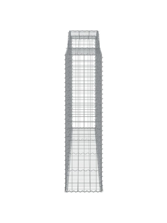 KAAREKUJULISED GABIOONKORVID 17 TK, 300X50X180/200 CM, RAUD