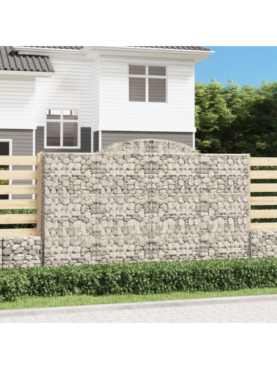 KAAREKUJULISED GABIOONKORVID 17 TK, 300X50X180/200 CM, RAUD