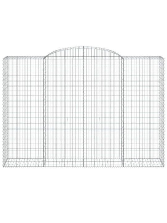 Kaarekujulised gabioonkorvid 9 tk, 300x50x200/220 cm, raud