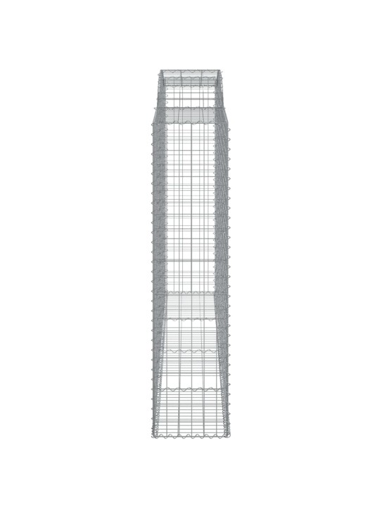Kaarekujulised gabioonkorvid 9 tk, 300x50x200/220 cm, raud