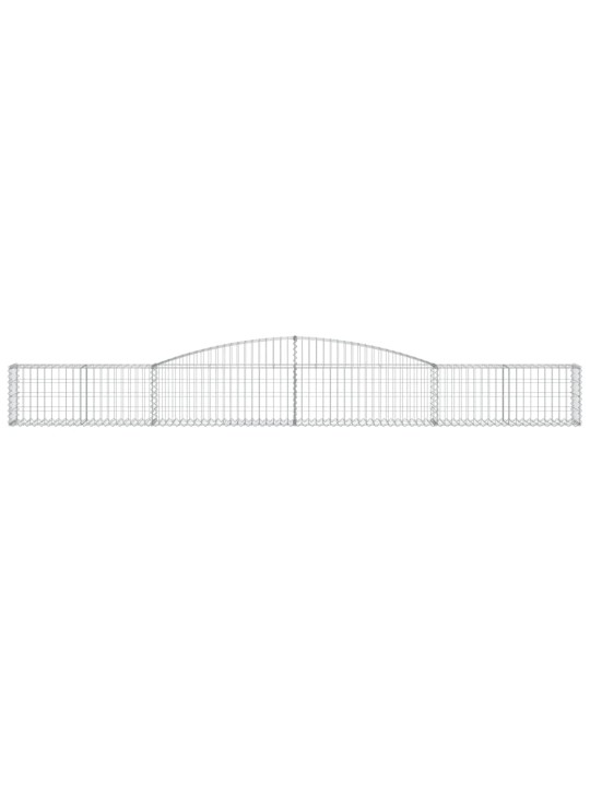 Kaarekujulised gabioonkorvid 5 tk, 400x30x40/60 cm, raud